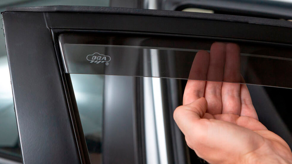 Wind Defletors SKODA Kodiaq, SUV, 2024 -, 5 Doors, Front, In-Channel