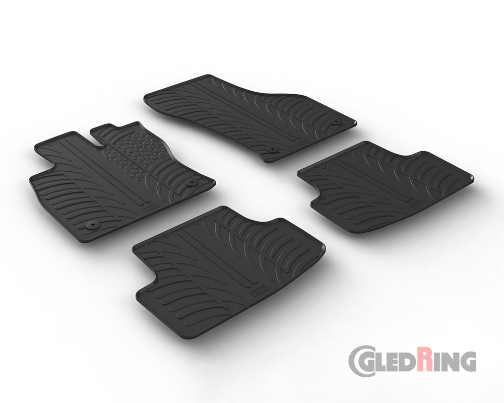 Alfombrillas goma para Seat Leon, 2013-2020, 5 Puertas