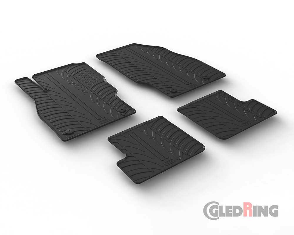Rubber mats for Opel Adam, 2013-, 3 Doors