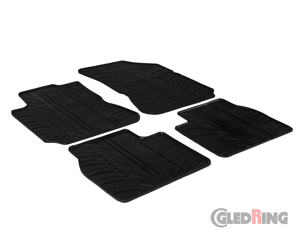 Rubber mats for Citroen C4 Cactus, 2014-
