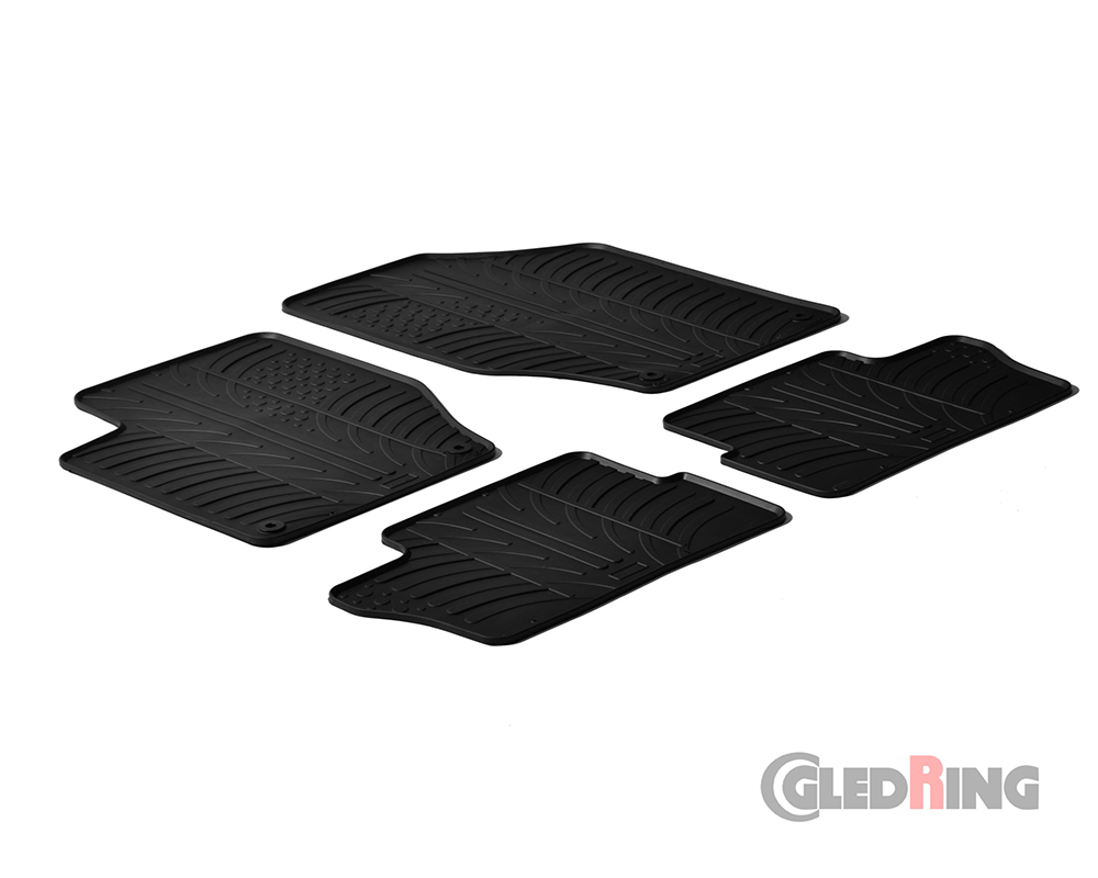 Rubber mats for Peugeot 308, 2007-2013