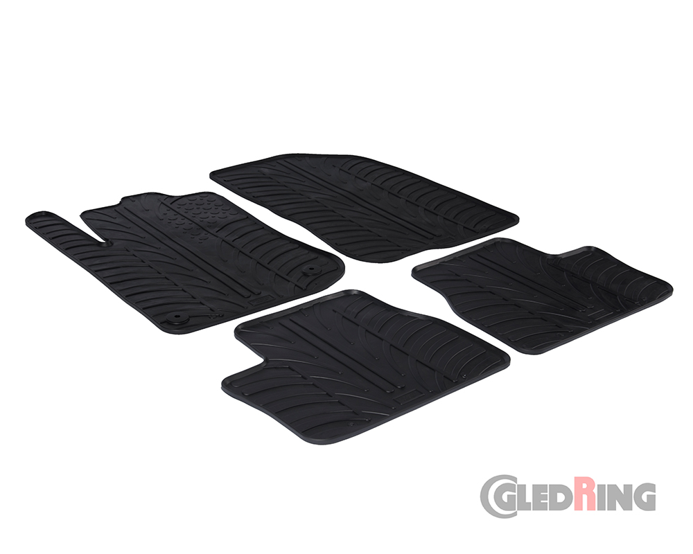 Tapetes de borracha para Peugeot 2008, 2013-2019