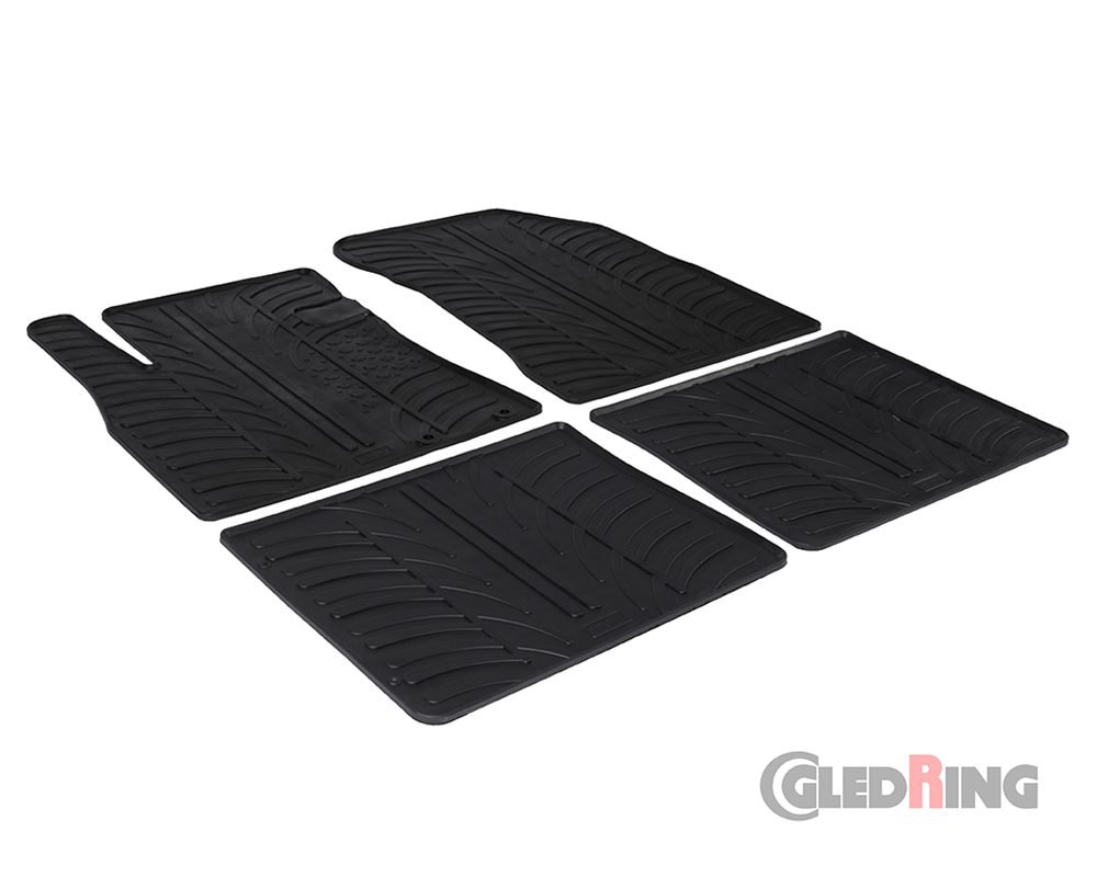 Alfombrillas goma para Nissan Note, 2013- (Manual & Automática)