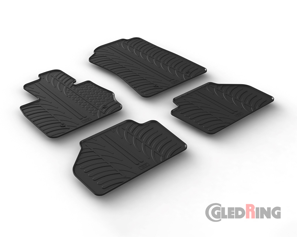 Tapetes de borracha para BMW X3, 2010-2017