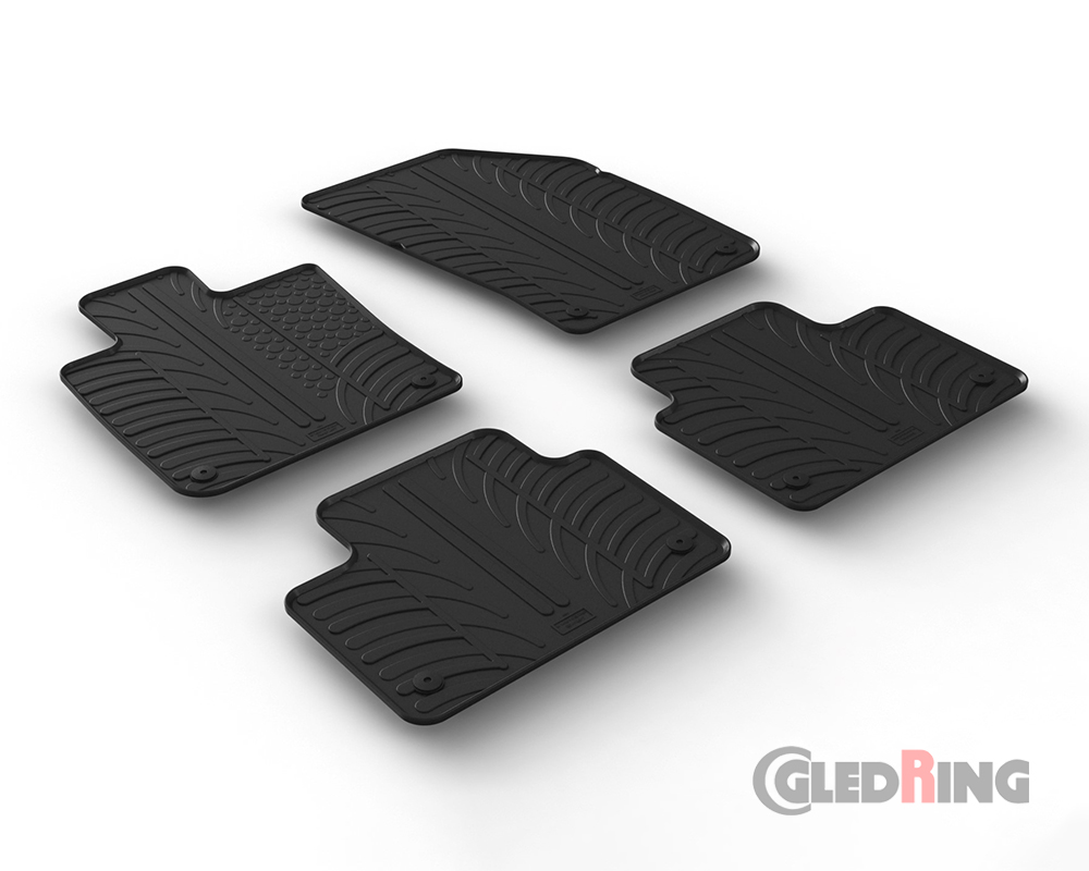 Tapetes de borracha para Volvo S60, V60, 2018- (Manual & Automático)