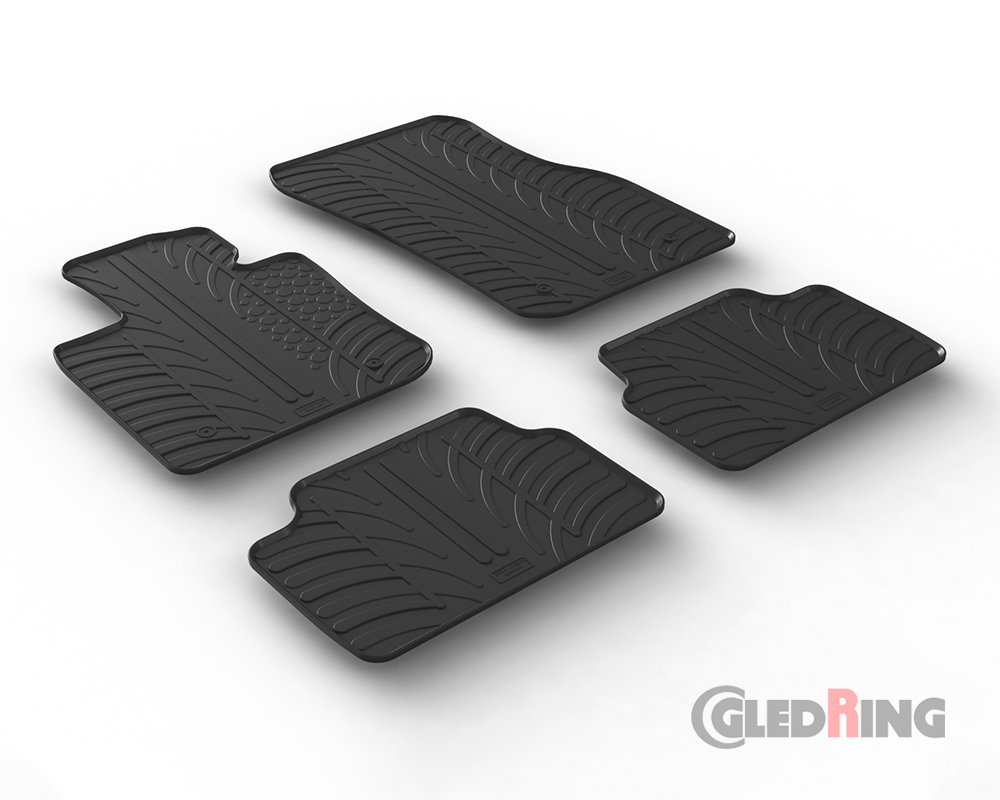 Tapetes de borracha para Mini Cooper F55, 2014-, 5 Portas