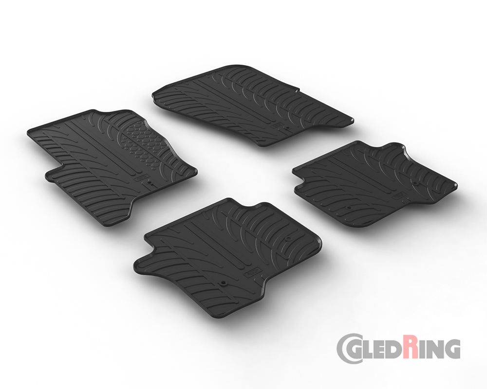 Rubber mats for Land Rover Discovery 4, 2009-2017