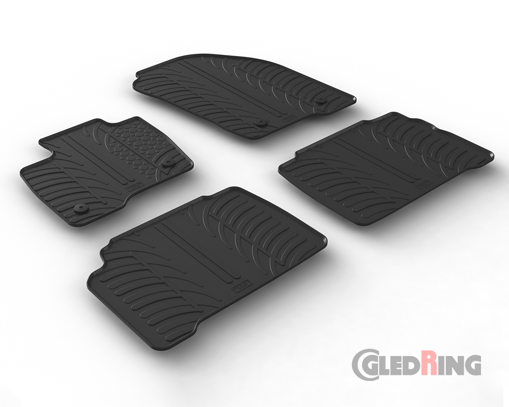 Alfombrillas goma para Ford S-MAX, 2015-