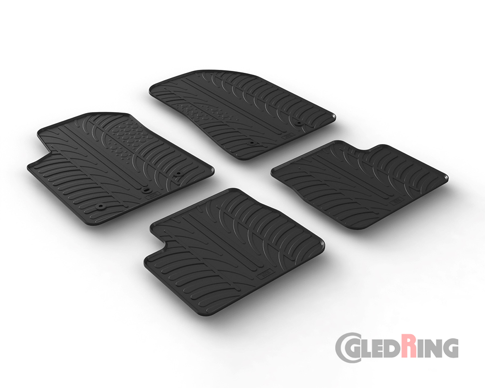Tapetes de borracha para Alfa Romeo Giulietta, 2014-