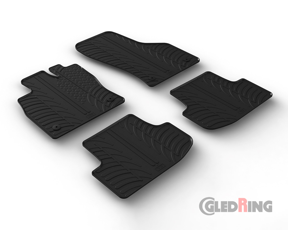 Tapetes de borracha para Audi A3, 2020- (Hatchback, Manual & Automático)