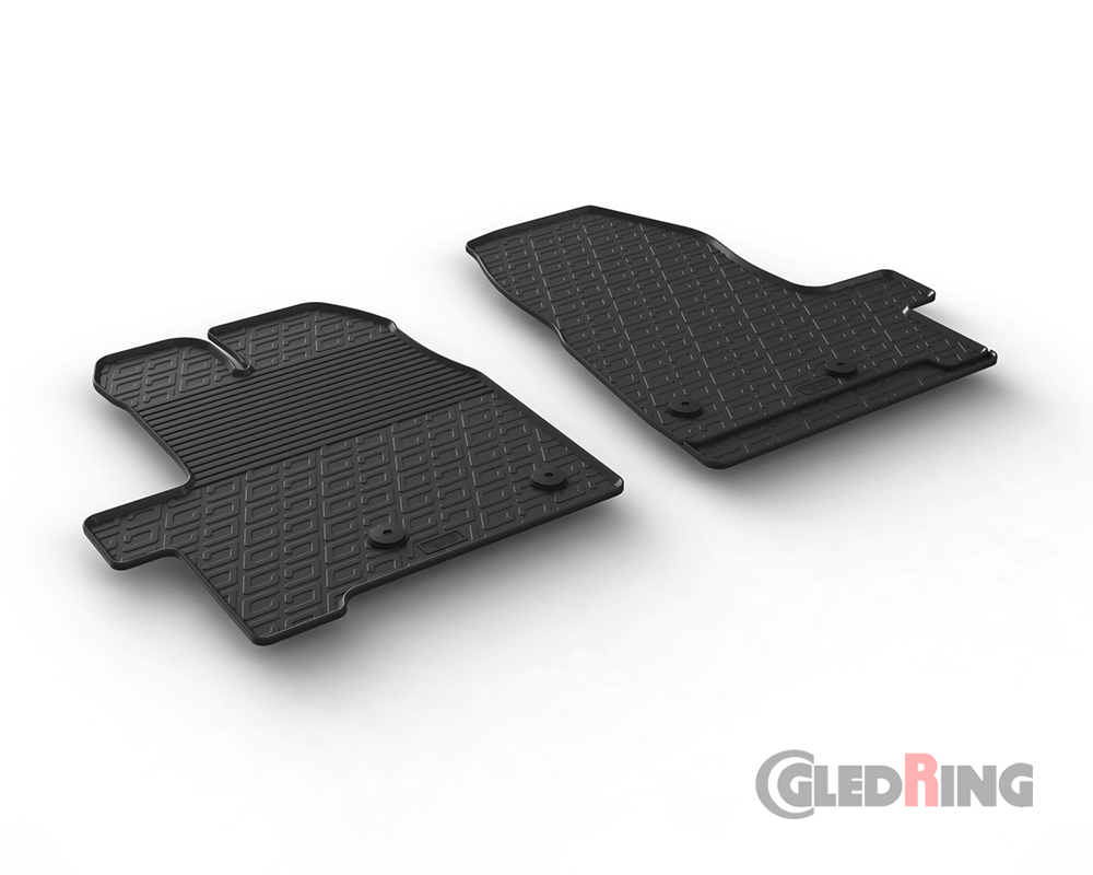 Tapetes de borracha para Ford Transit Custom , 2018-2022 (Manual)