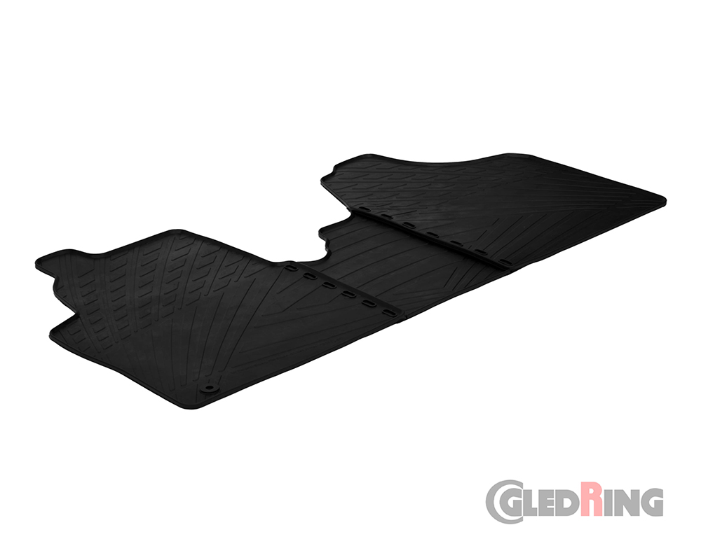 Rubber mats for Fiat Scudo, 2007-